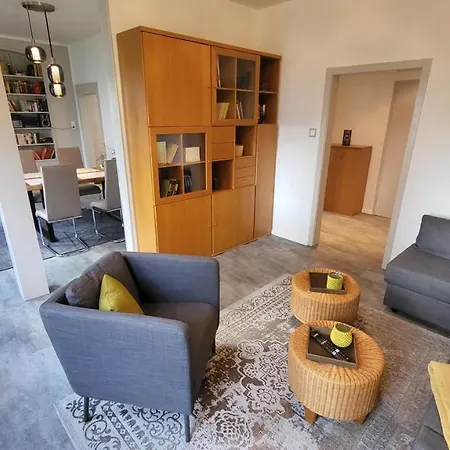 Apartment Am Saalebogen Mit Gartenterrasse, Grillkamin Und Freie Parkplätze Rudolstadt