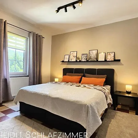 Apartamento Am Saalebogen Mit Gartenterrasse, Grillkamin Und Freie Parkplaetze