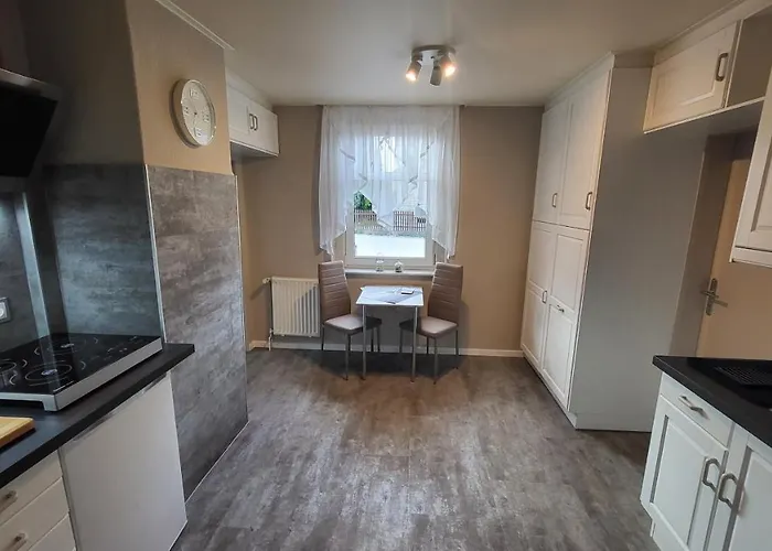 Am Saalebogen Mit Gartenterrasse, Grillkamin Und Freie Parkplaetze