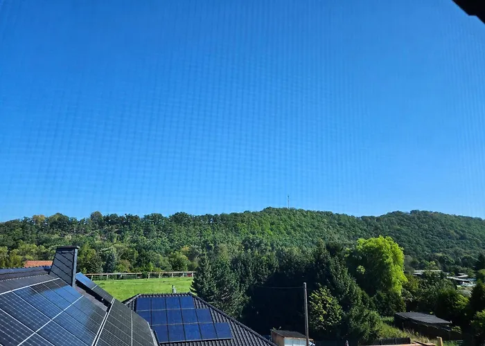 Appartement Am Saalebogen Mit Gartenterrasse, Grillkamin Und Freie Parkplaetze