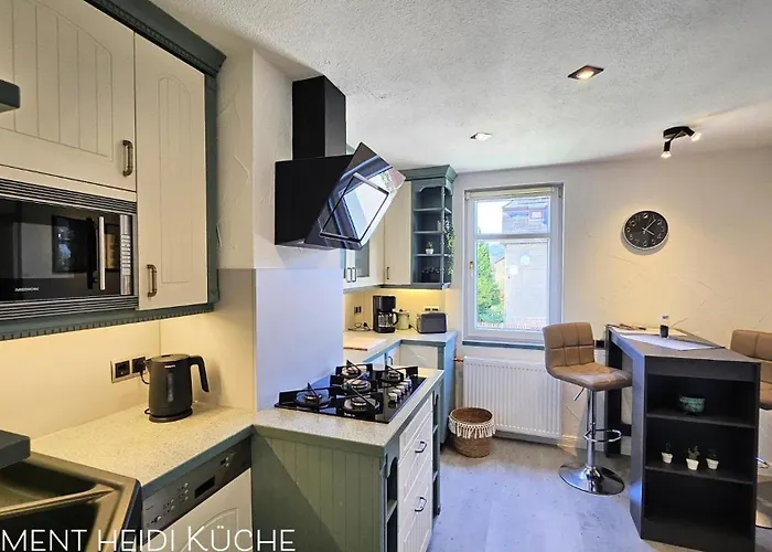 Am Saalebogen Mit Gartenterrasse, Grillkamin Und Freie Parkplaetze *